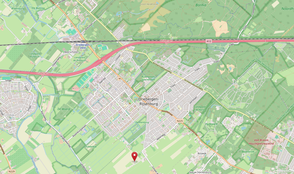 kaart voor veensteeg 1